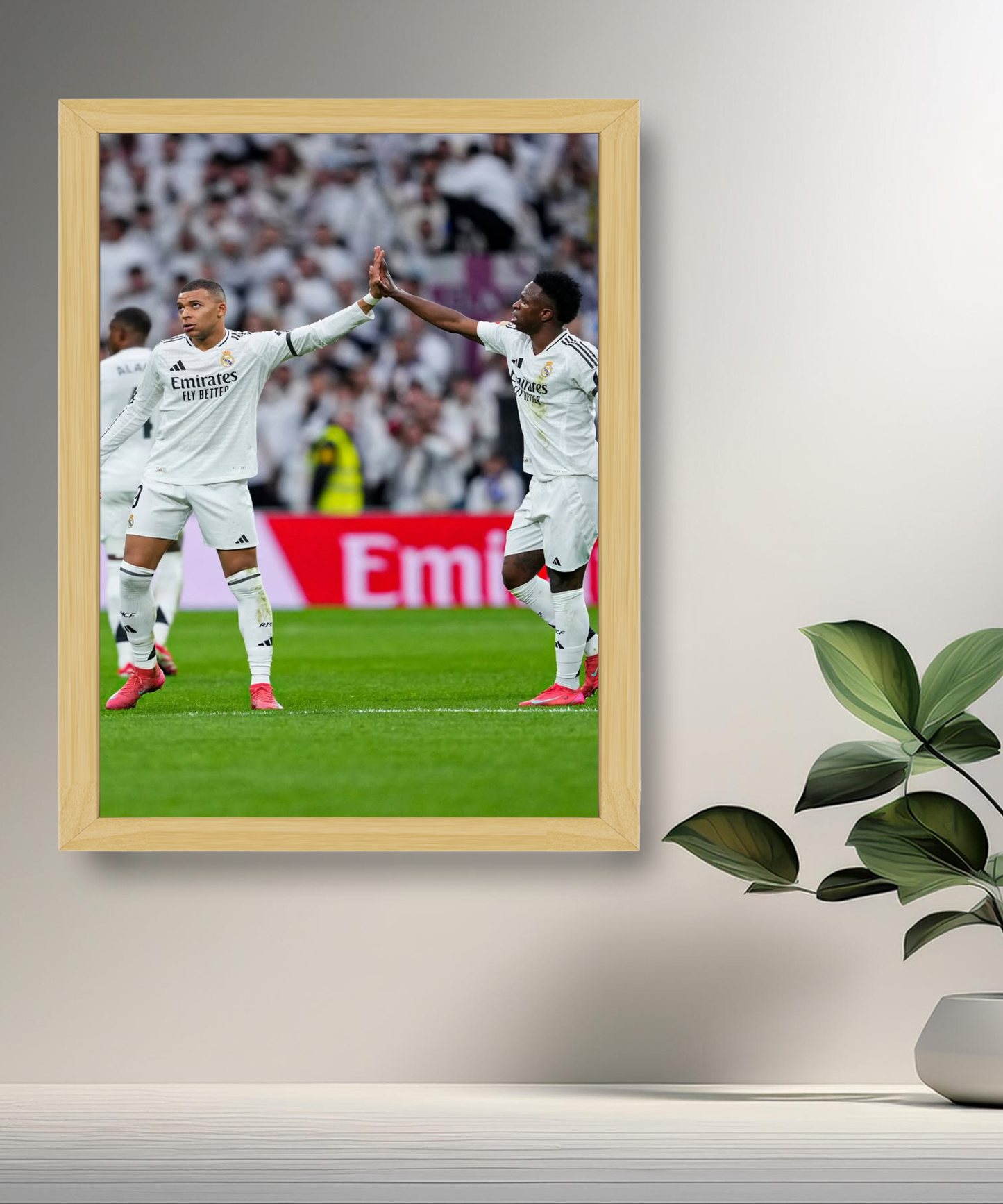 Cadre photo de Mbappé x Vinicius