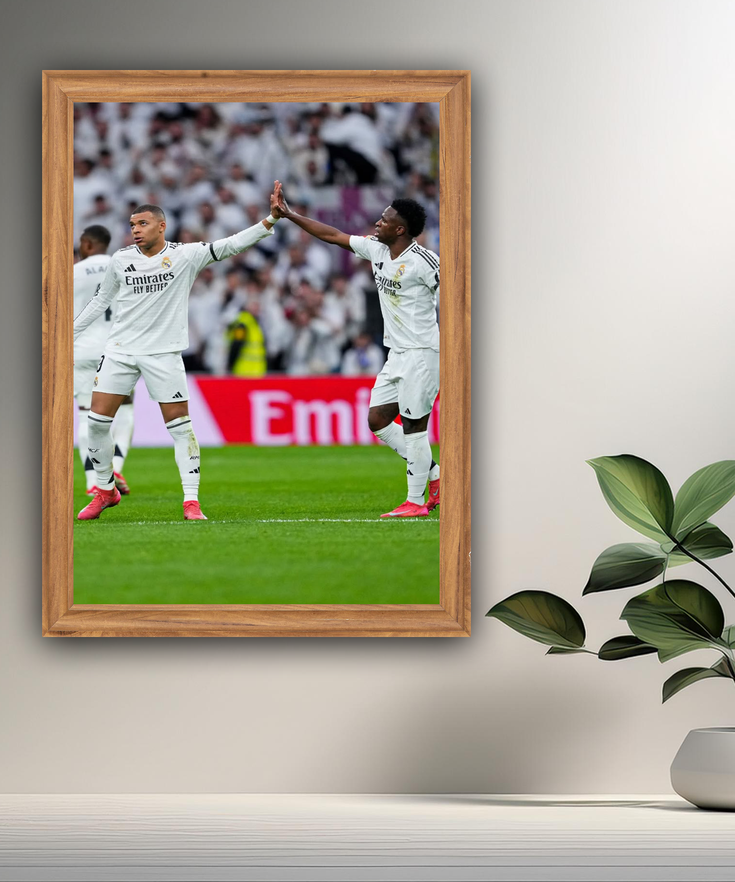 Cadre photo de Mbappé x Vinicius