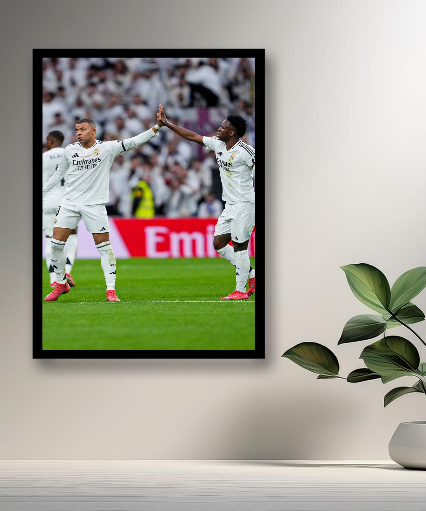Cadre photo de Mbappé x Vinicius