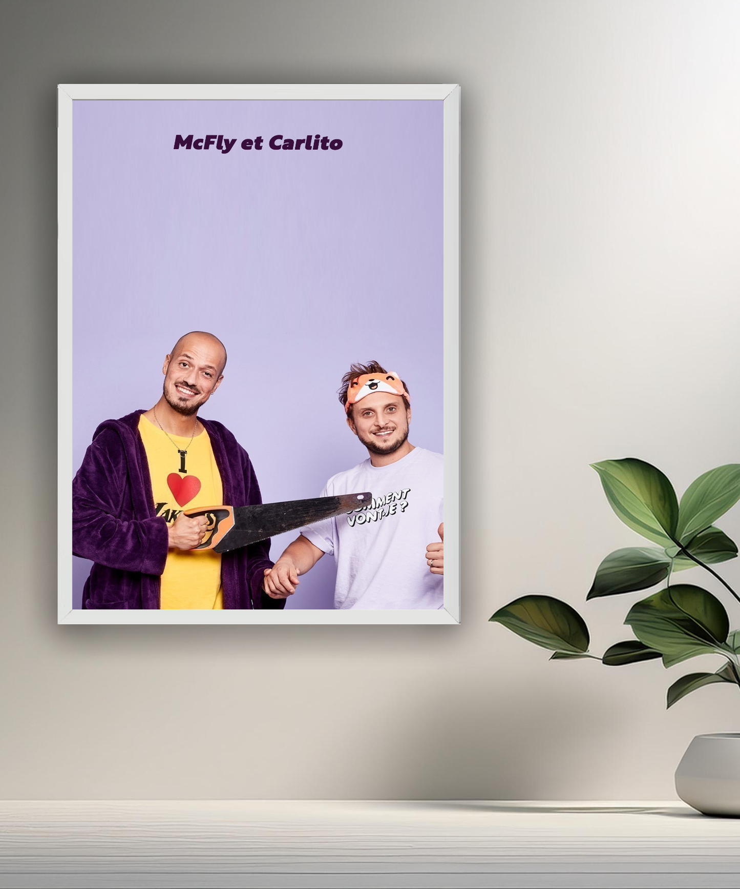 Cadre photo McFly et Carlito