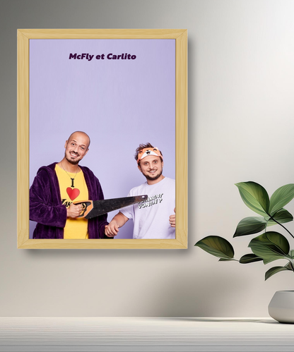 Cadre photo McFly et Carlito