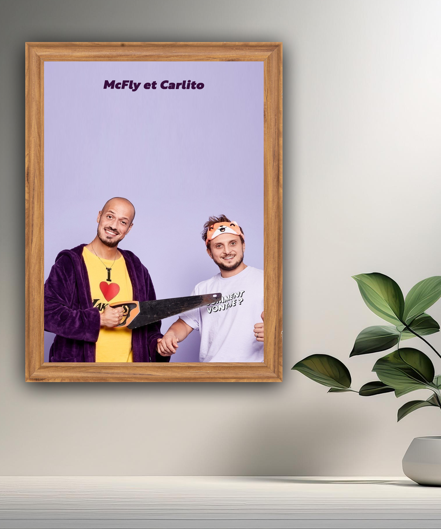 Cadre photo McFly et Carlito