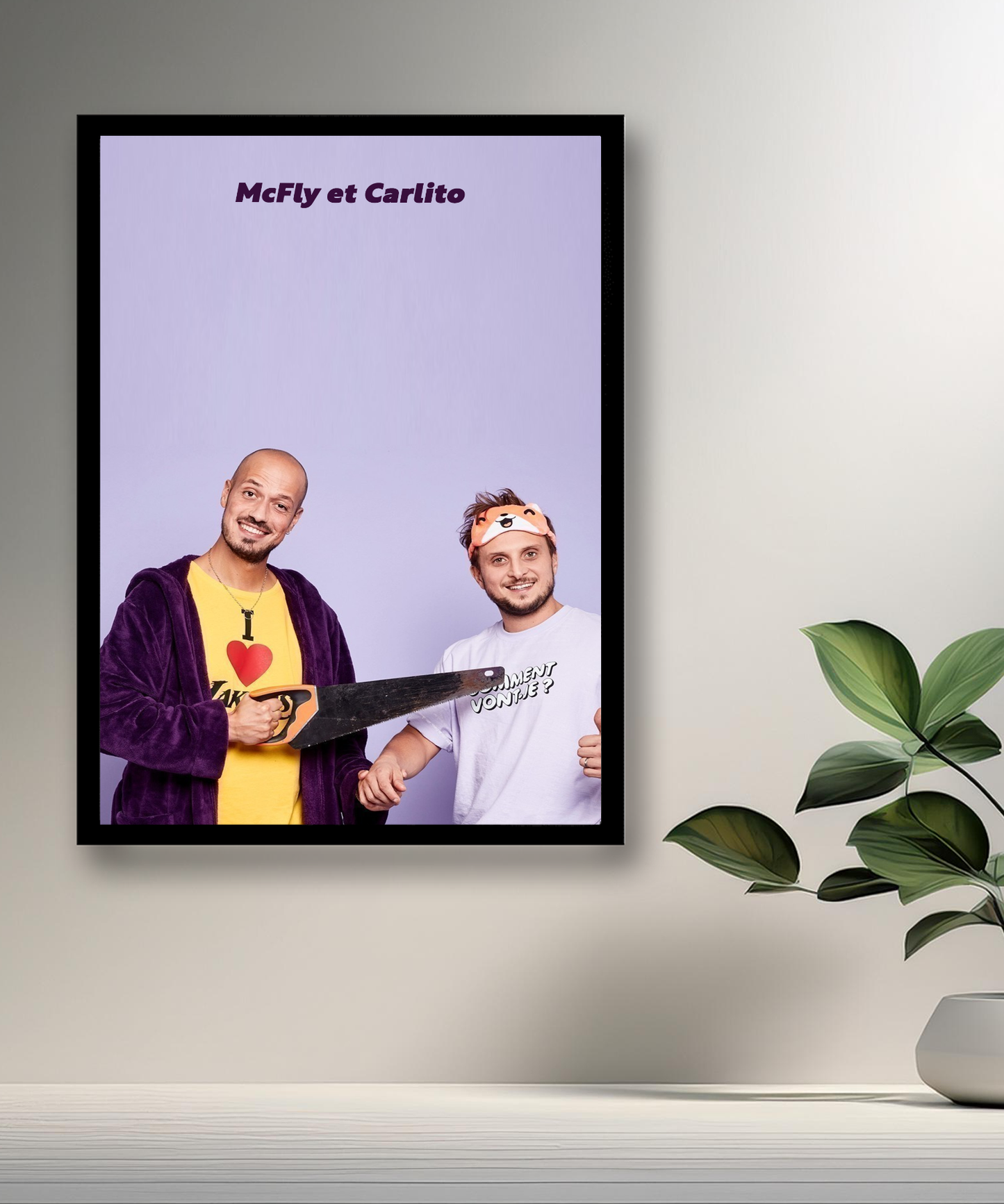 Cadre photo McFly et Carlito