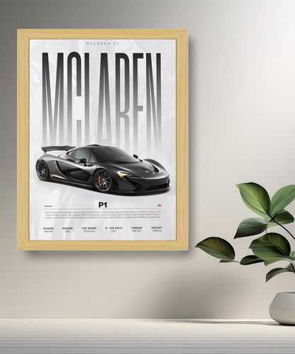 Cadre photo McLaren P1