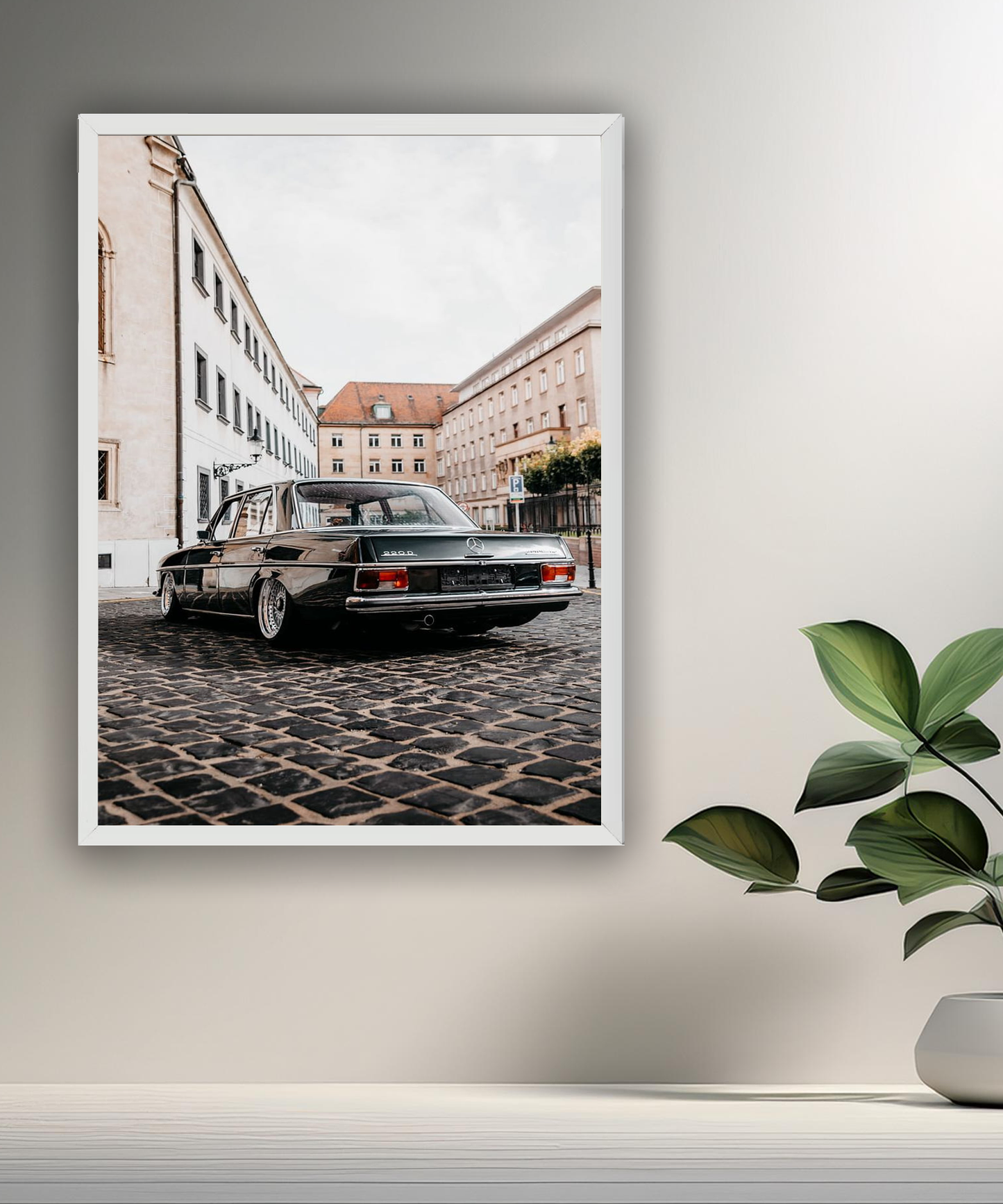 Cadre photo Mercedes Old School