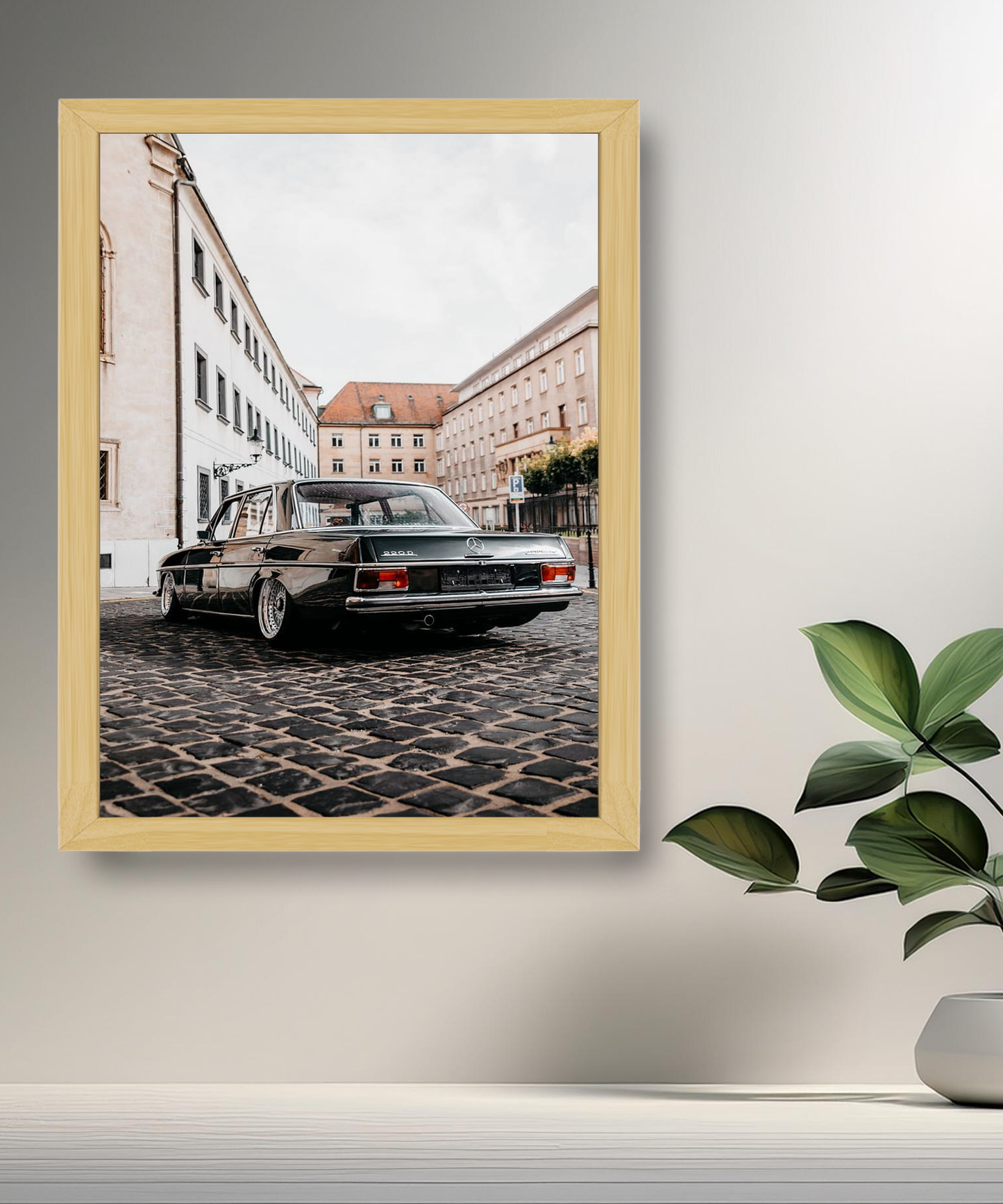 Cadre photo Mercedes Old School