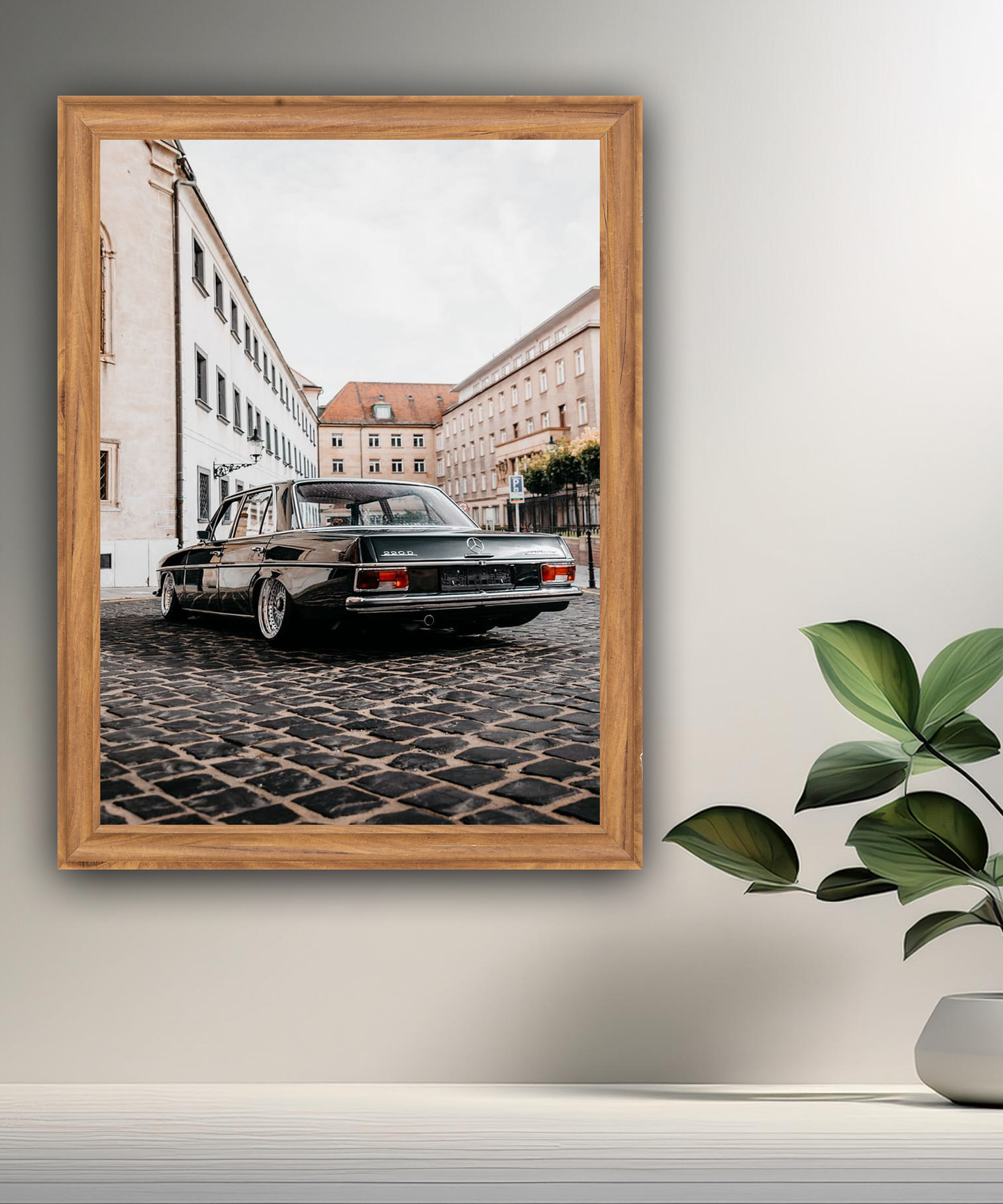 Cadre photo Mercedes Old School
