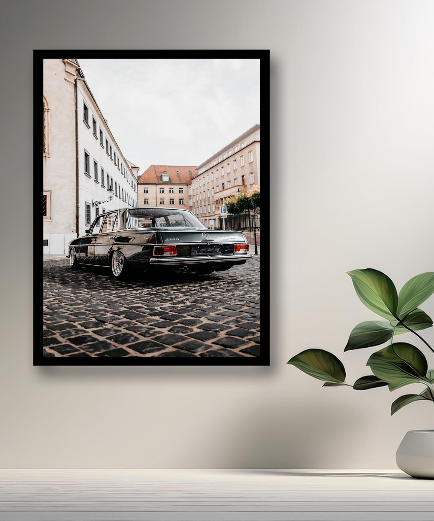 Cadre photo Mercedes Old School