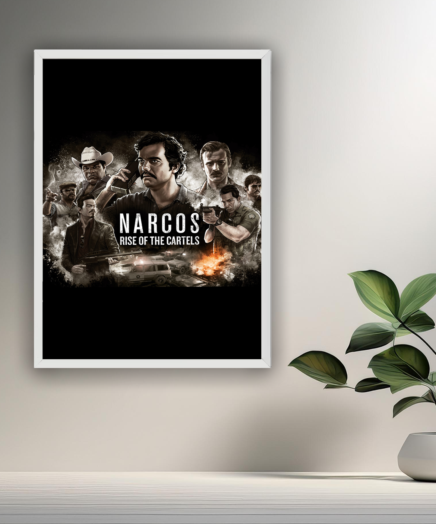 Cadre photo Narcos