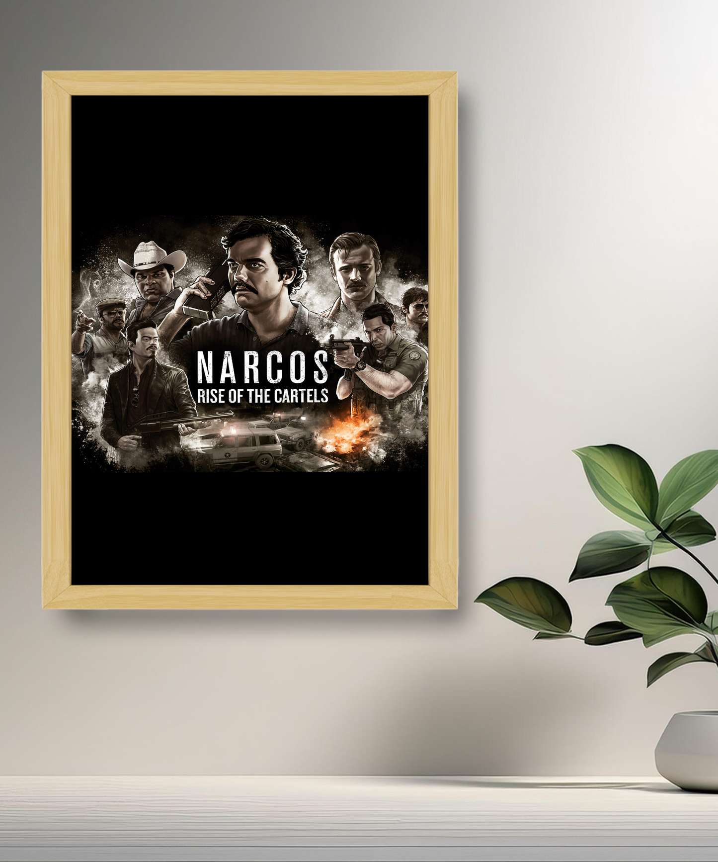 Cadre photo Narcos