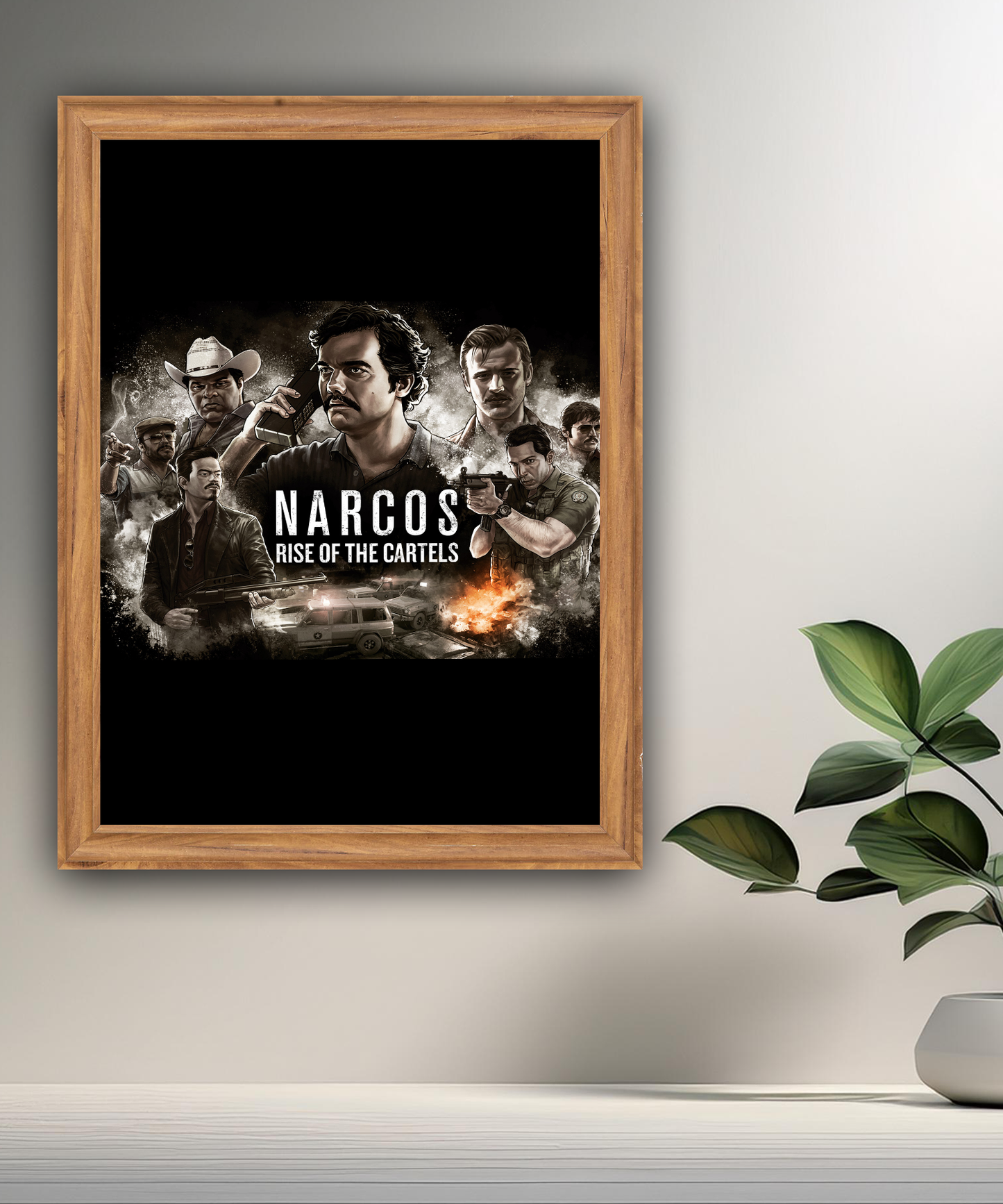 Cadre photo Narcos