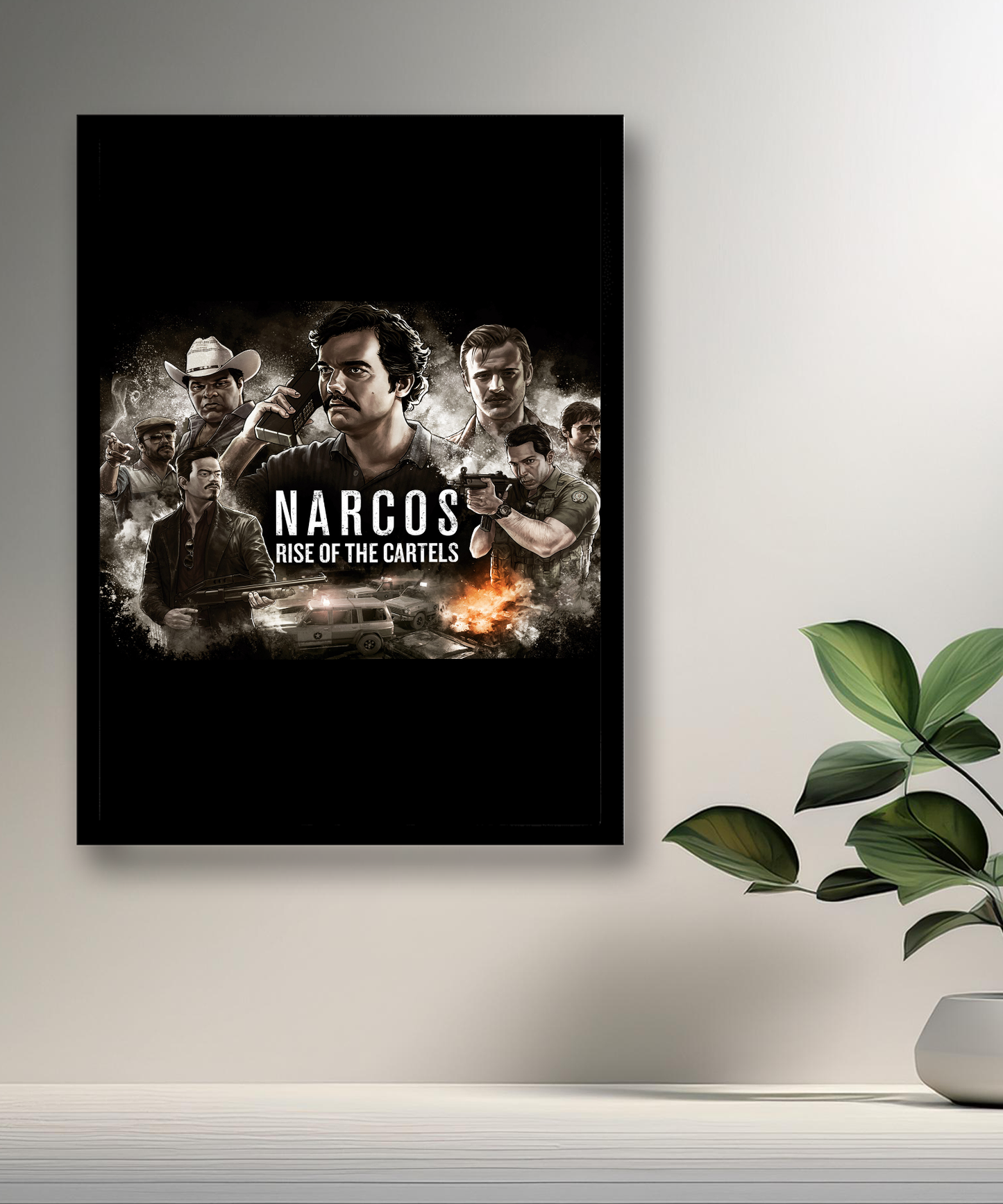 Cadre photo Narcos