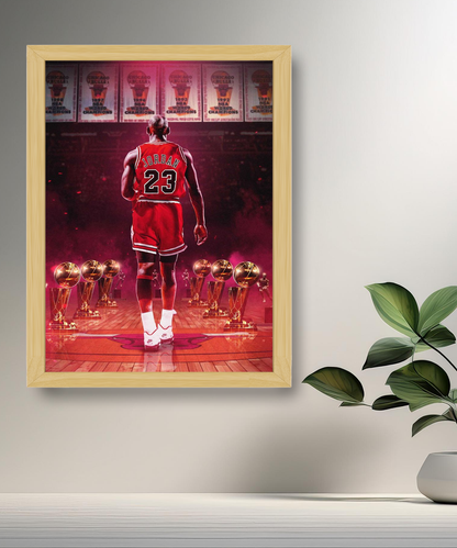 Cadre photo de Michael Jordan Basketball