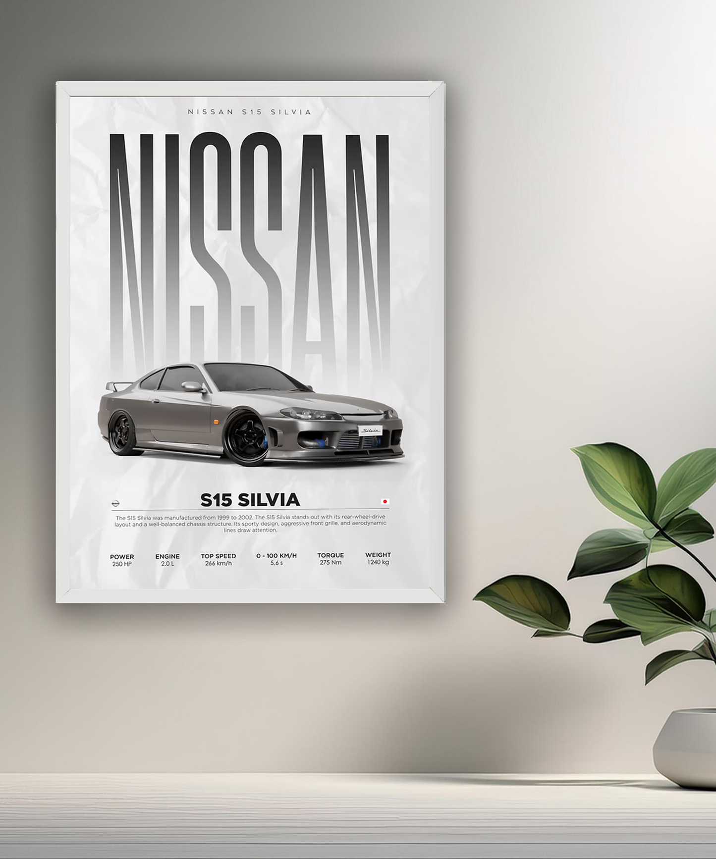 Cadre photo Nissan S15 Silvia