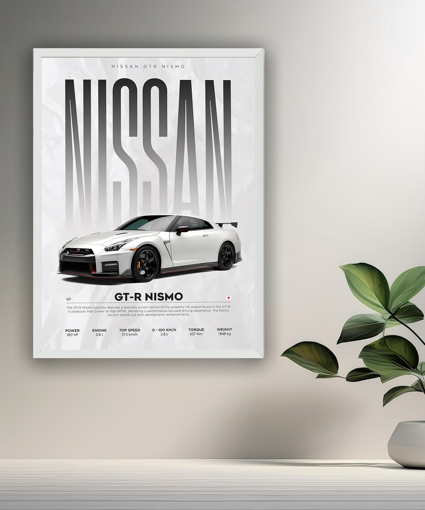 Cadre photo Nissan GT-R Nismo