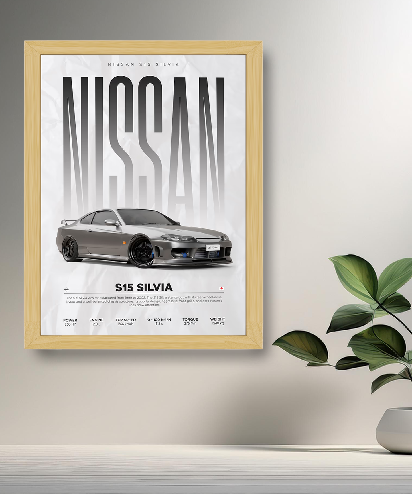 Cadre photo Nissan S15 Silvia