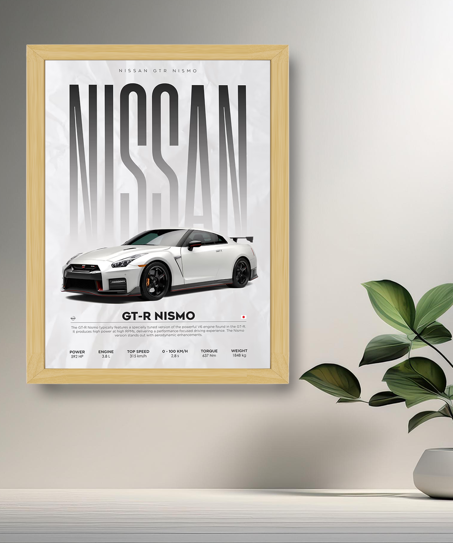 Cadre photo Nissan GT-R Nismo