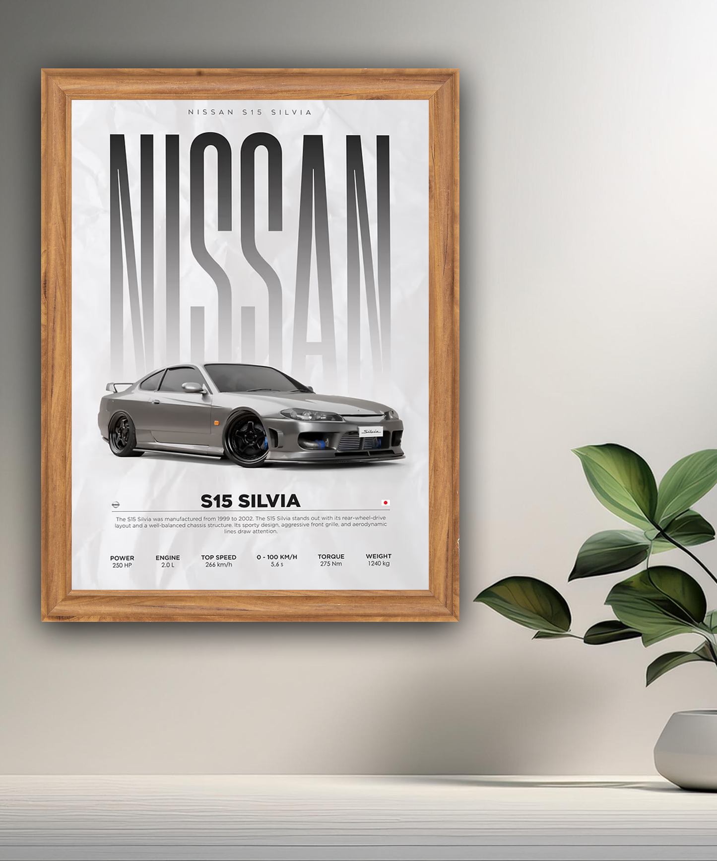 Cadre photo Nissan S15 Silvia