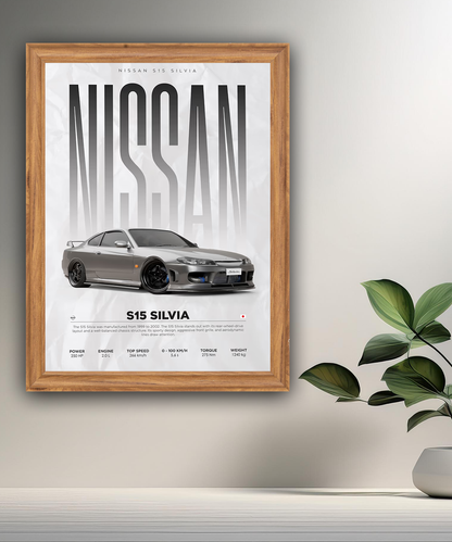 Cadre photo Nissan S15 Silvia