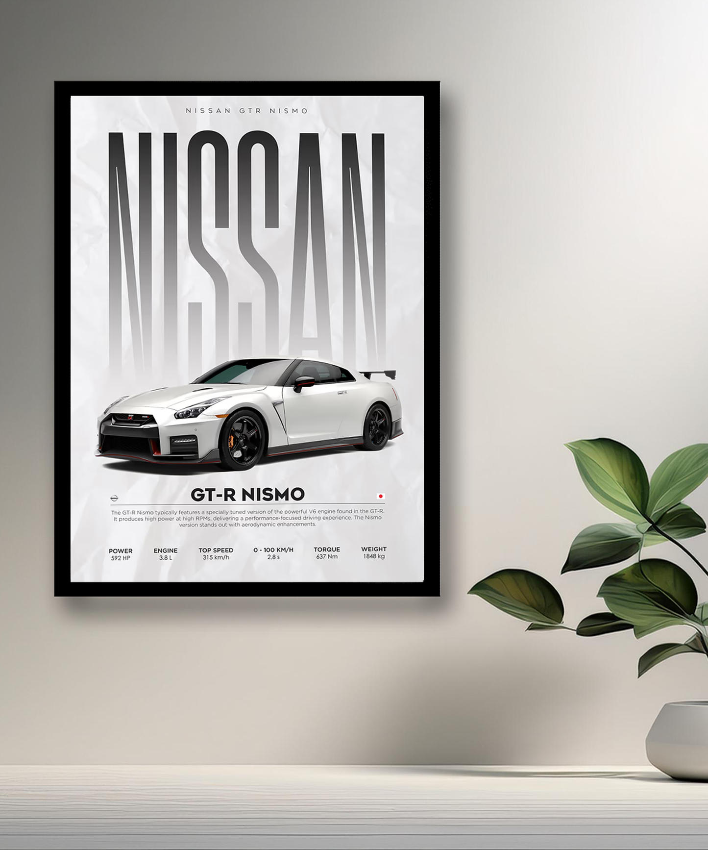 Cadre photo Nissan GT-R Nismo