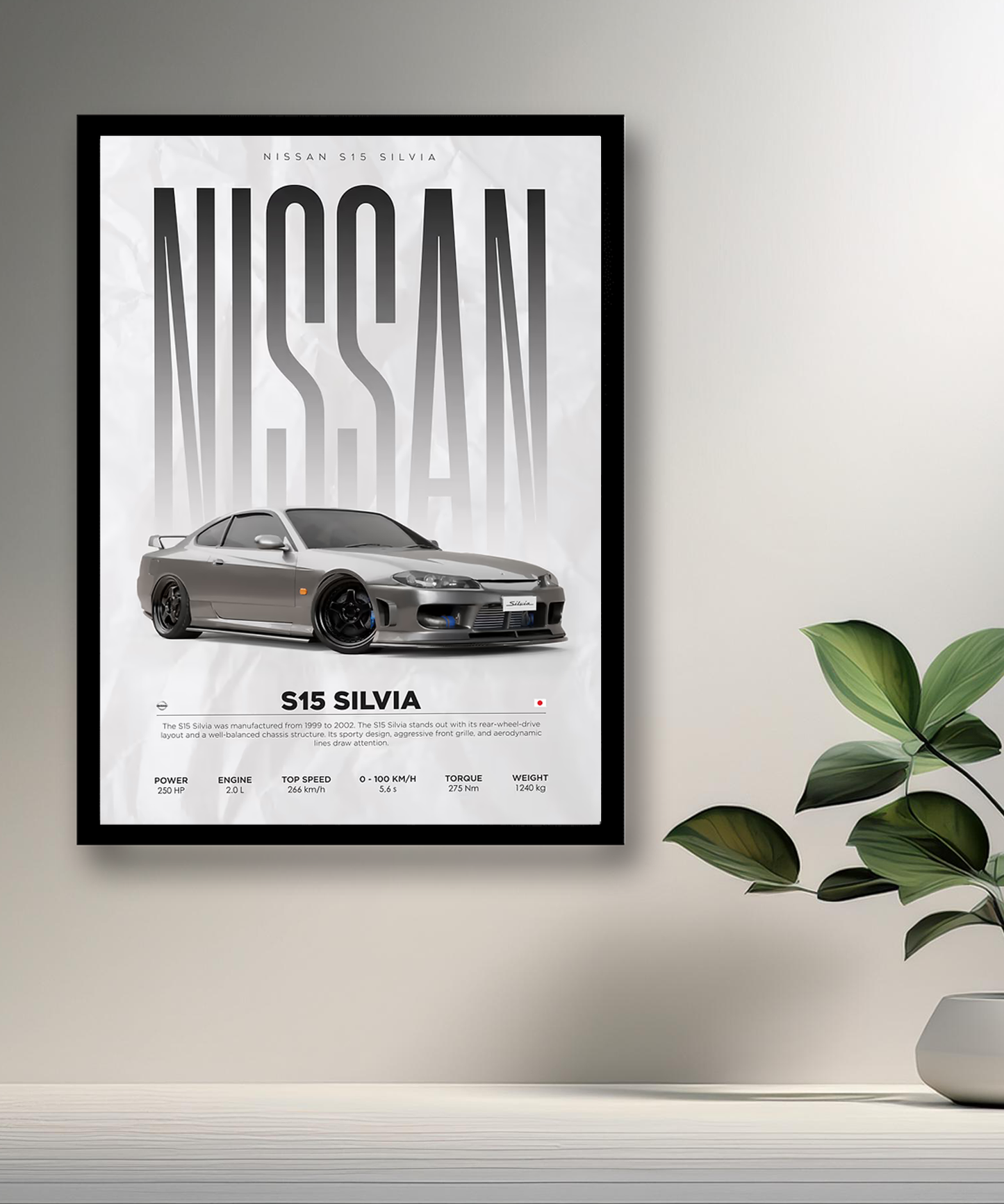 Cadre photo Nissan S15 Silvia