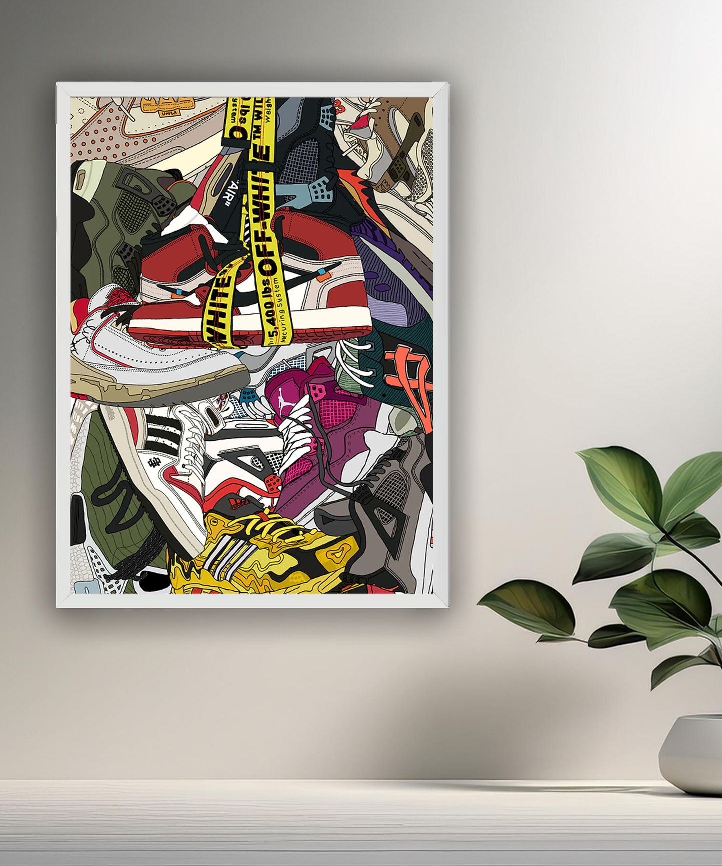 Cadre photo Off-White x Nike