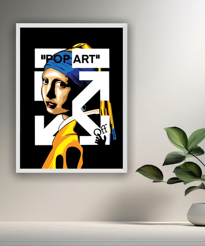 Cadre photo Off-White "Pop-Art"