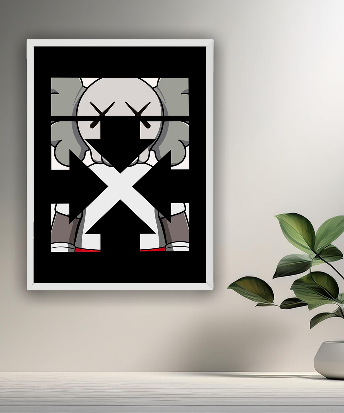 Cadre photo Off-White x Kaws