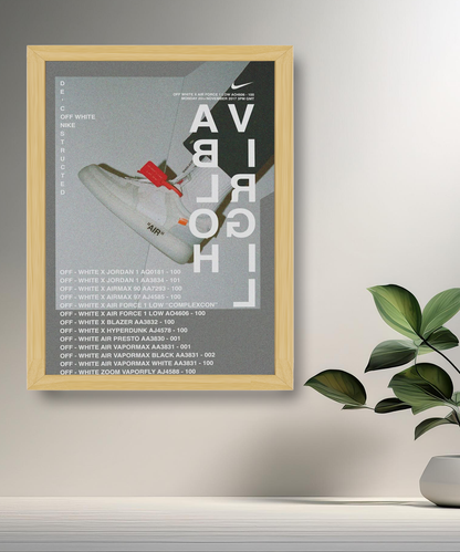 Cadre photo Off-White x Nike