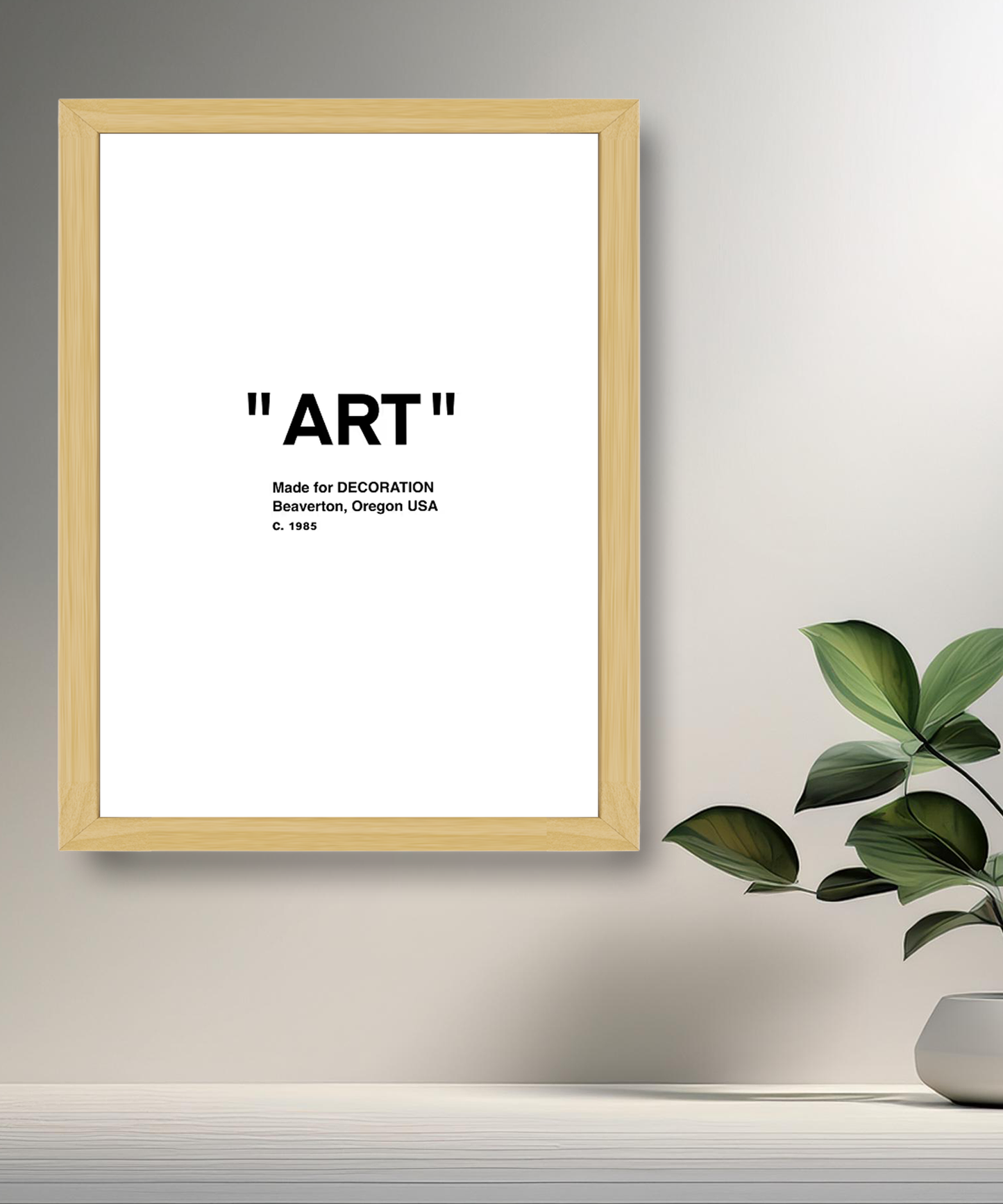 Cadre photo Off-White "Art"