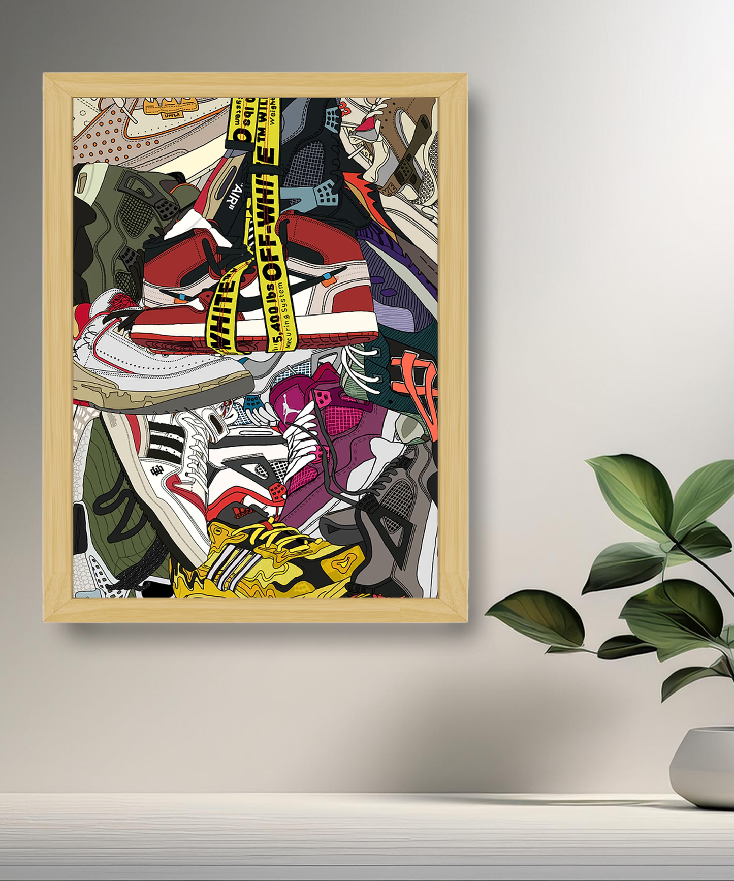 Cadre photo Off-White x Nike