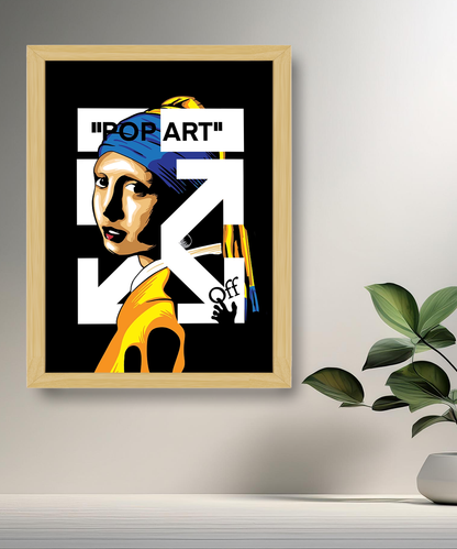 Cadre photo Off-White "Pop-Art"