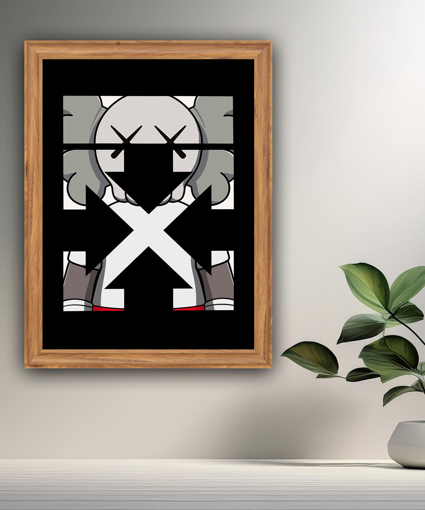 Cadre photo Off-White x Kaws