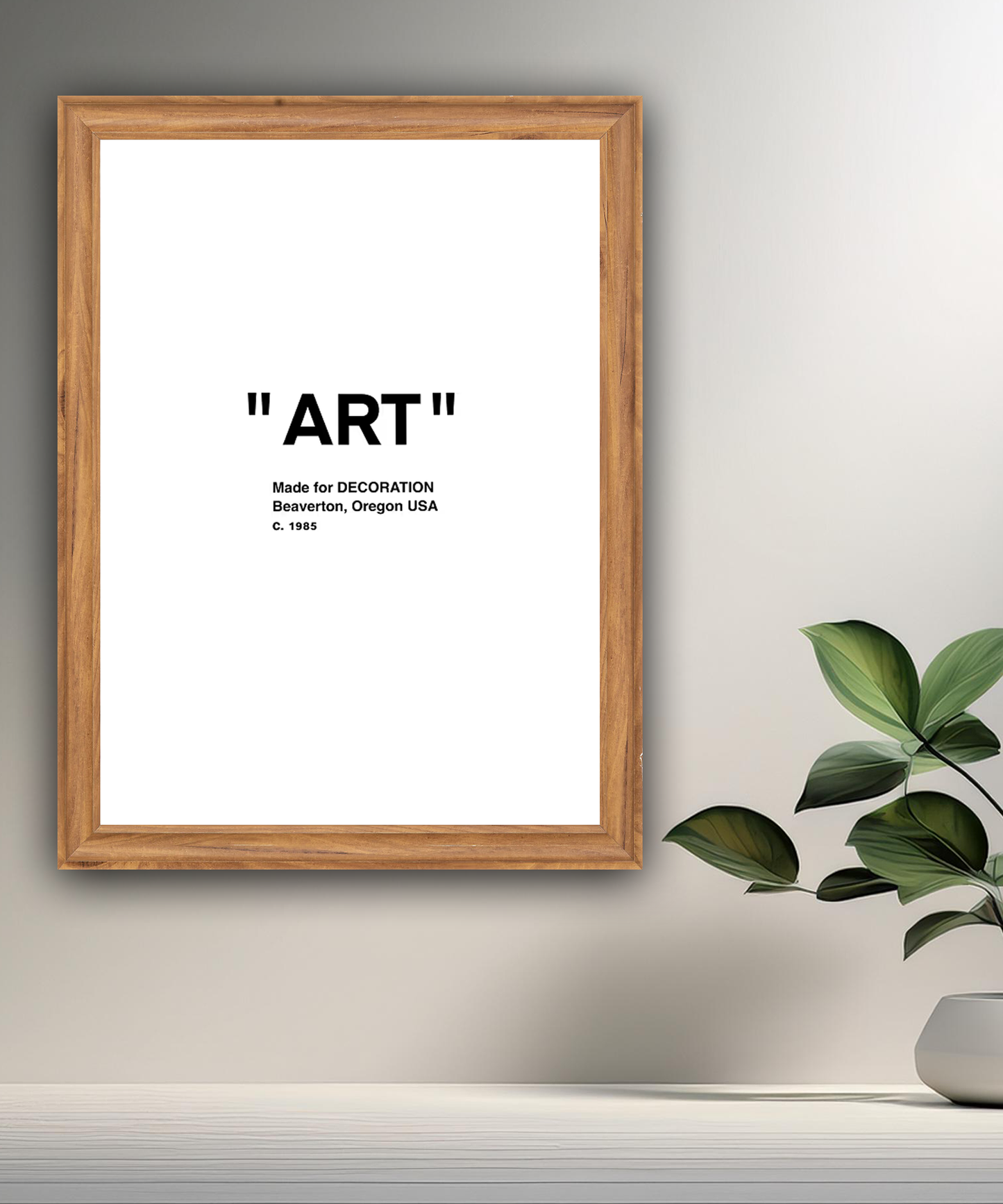 Cadre photo Off-White "Art"