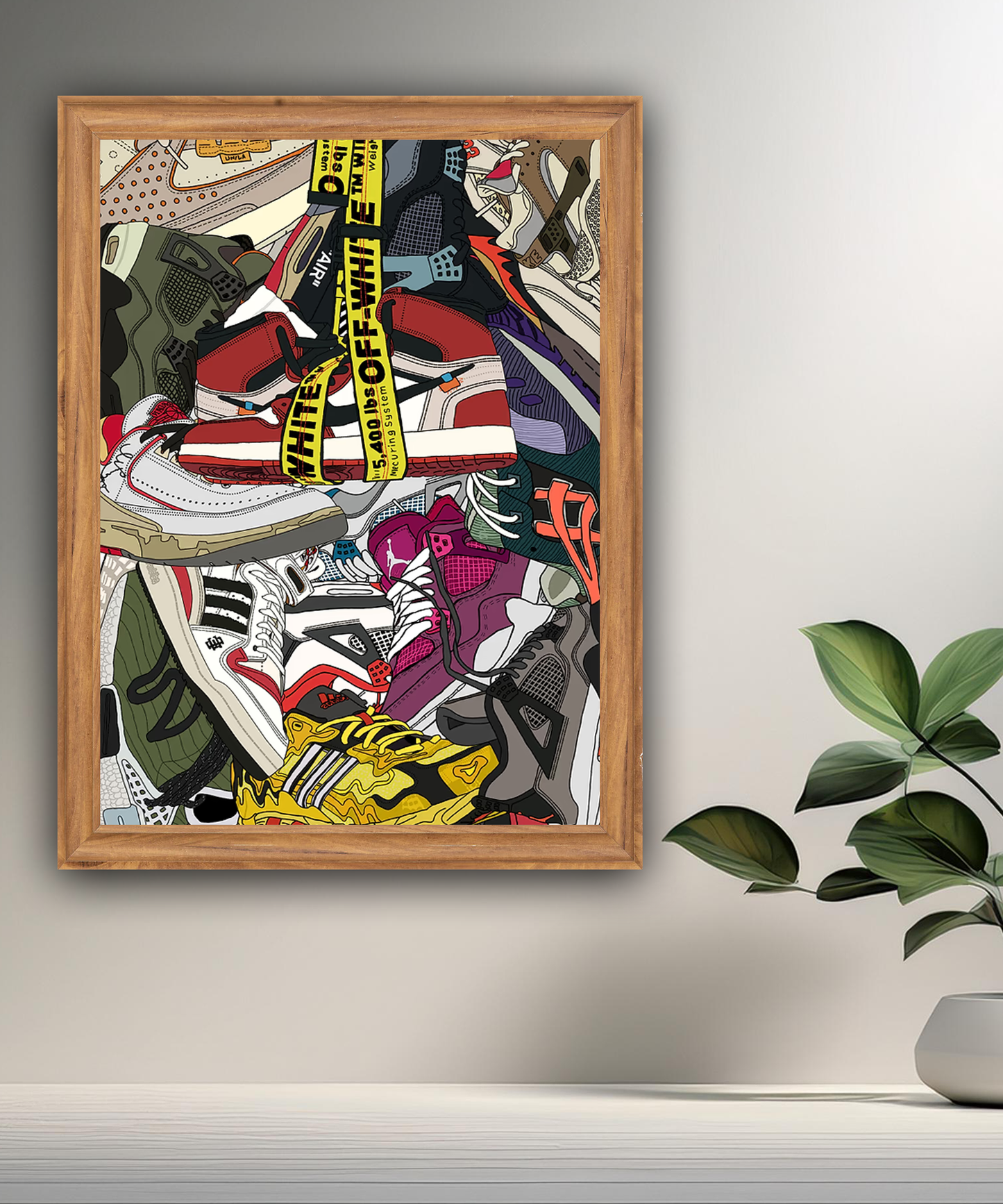 Cadre photo Off-White x Nike