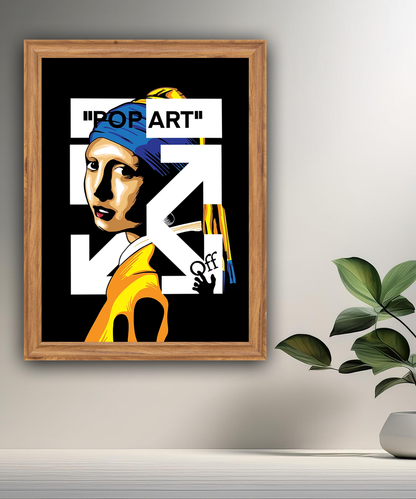 Cadre photo Off-White "Pop-Art"