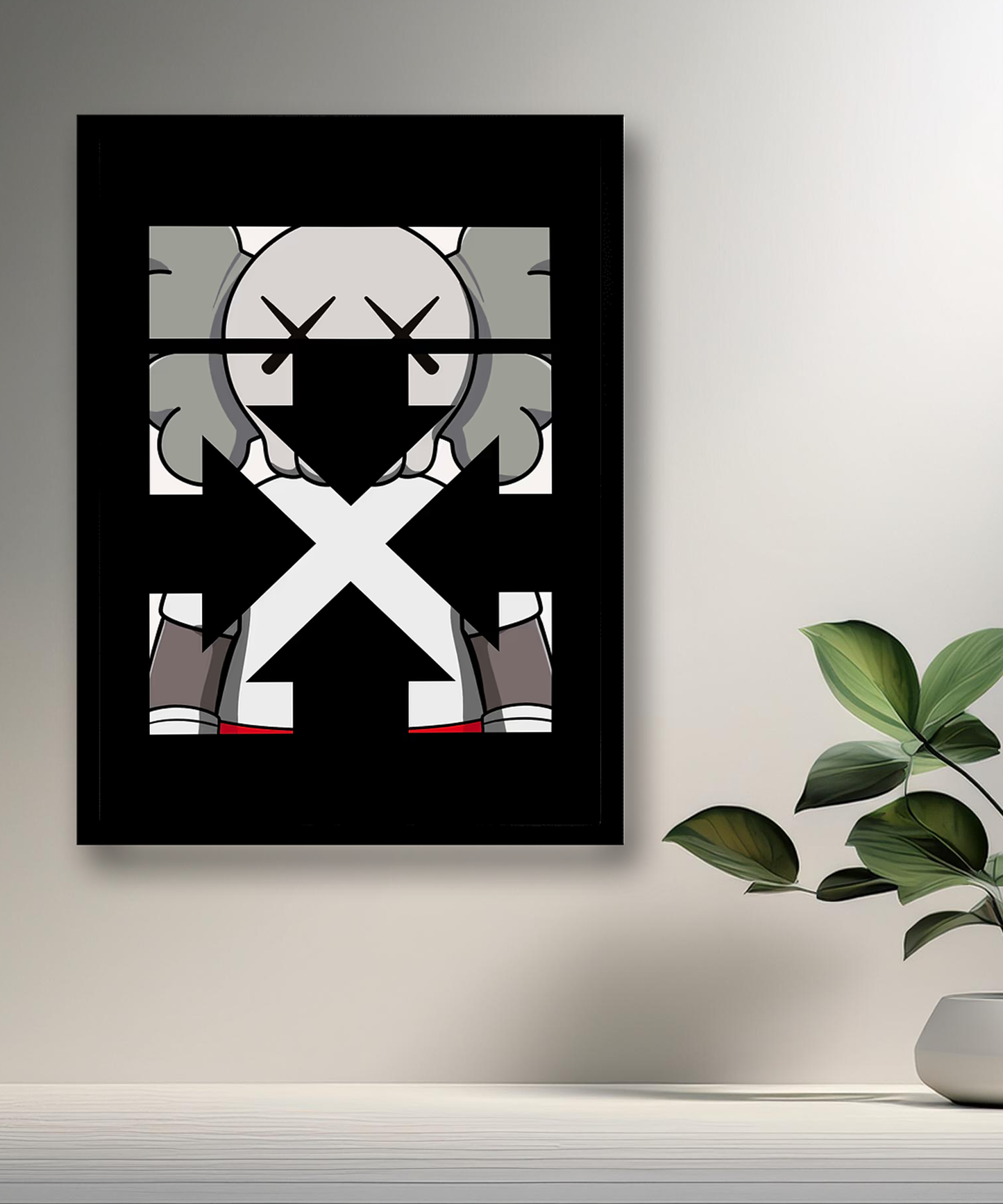 Cadre photo Off-White x Kaws
