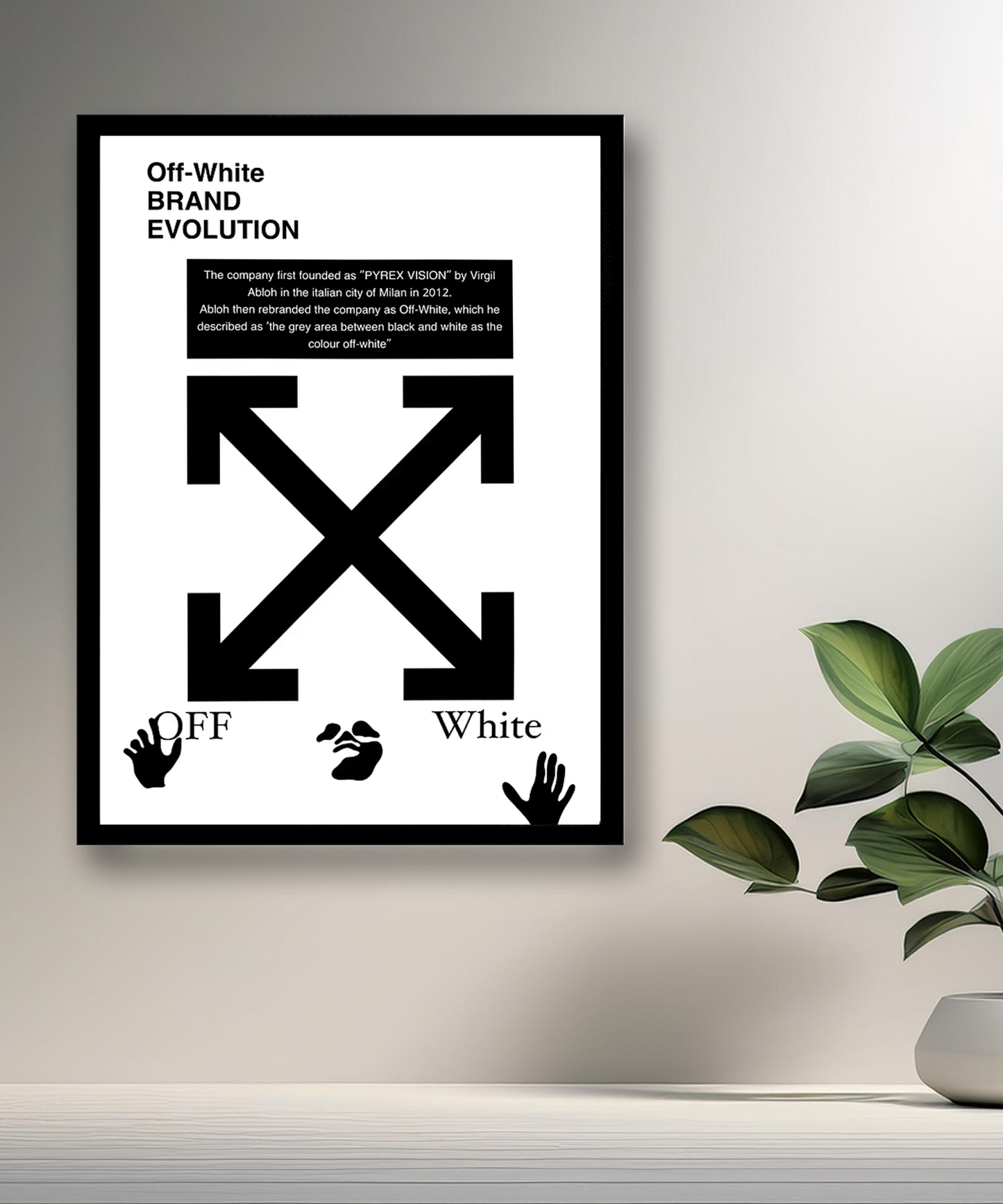 Cadre photo Off-White