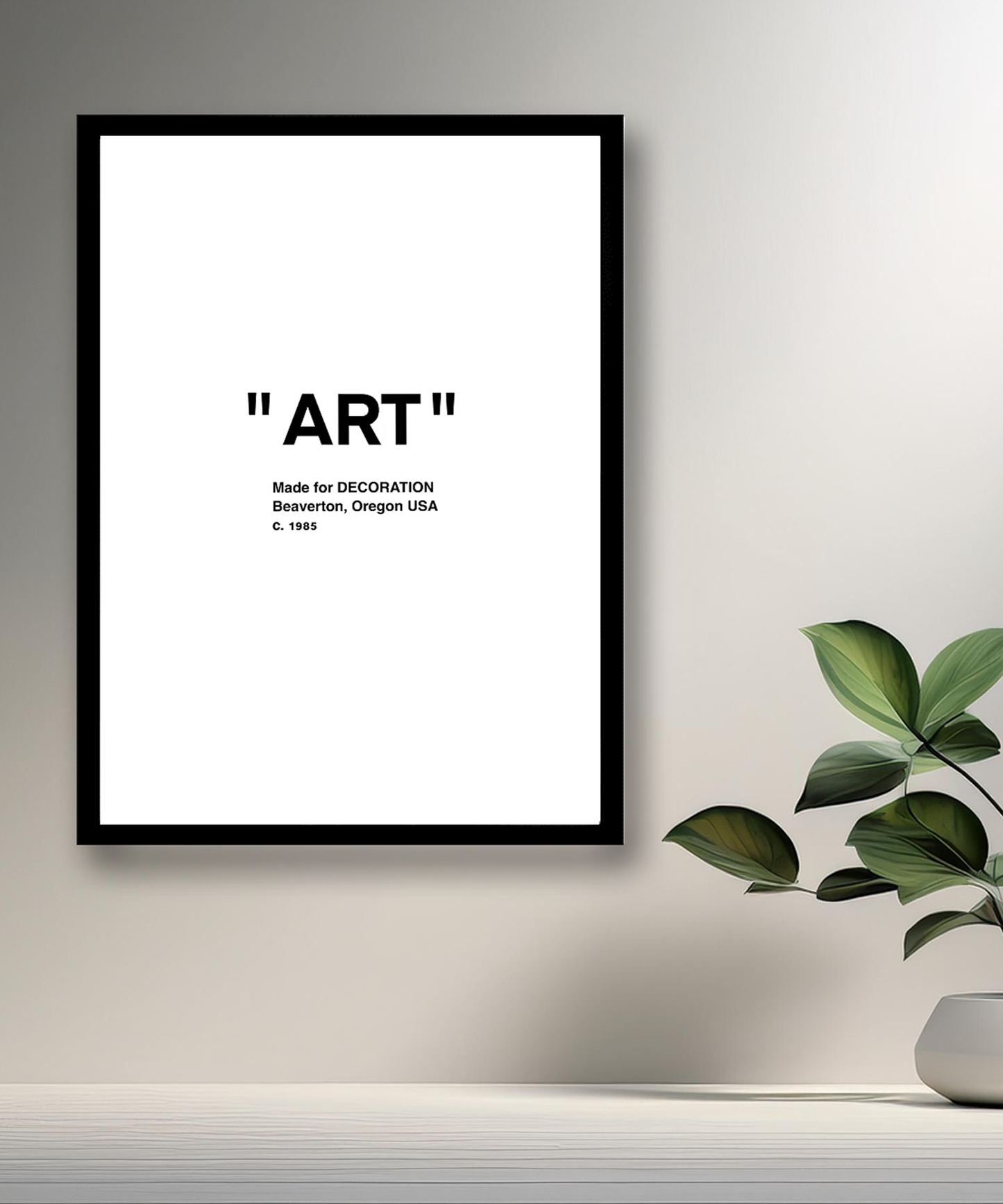 Cadre photo Off-White "Art"