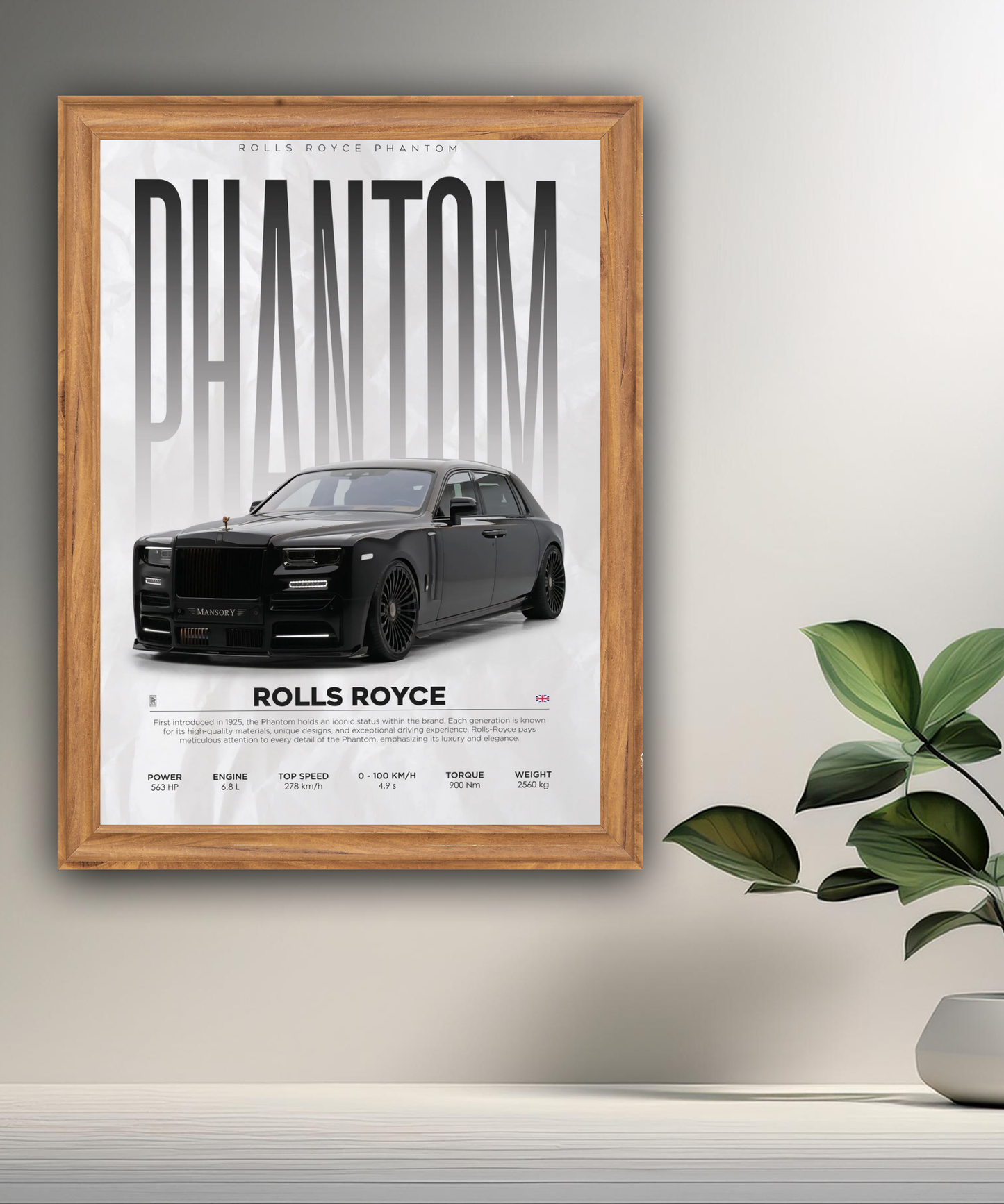 Cadre photo Rolls Royce Phantom