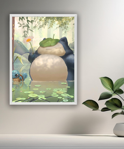 Cadre photo de Ronflex Pokémon