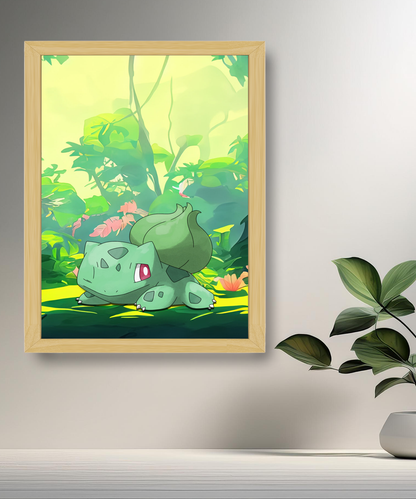 Cadre photo de Bulbizarre Pokémon