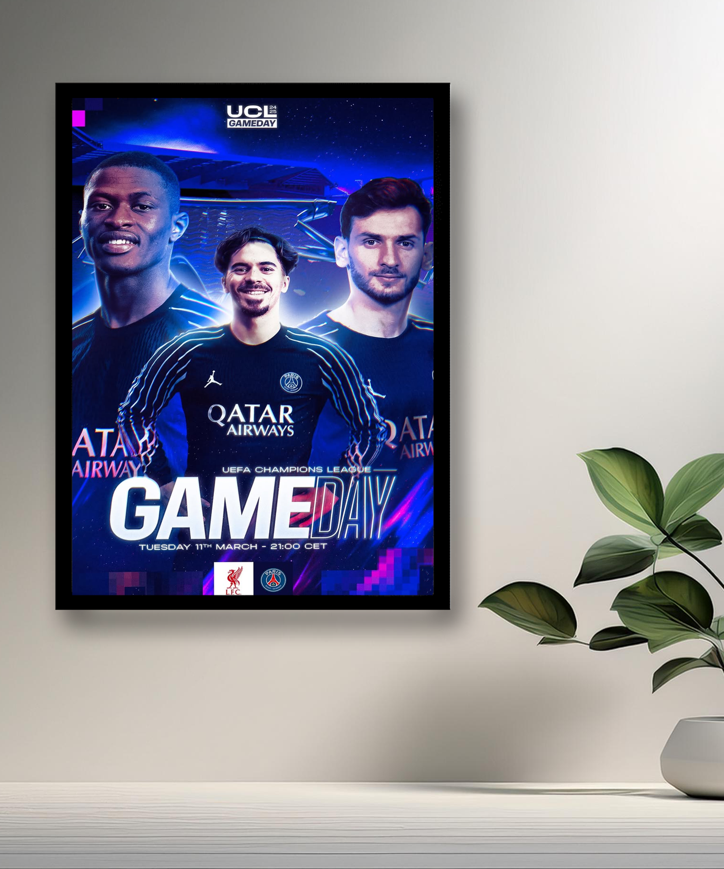 Cadre photo de PSG vs Liverpool