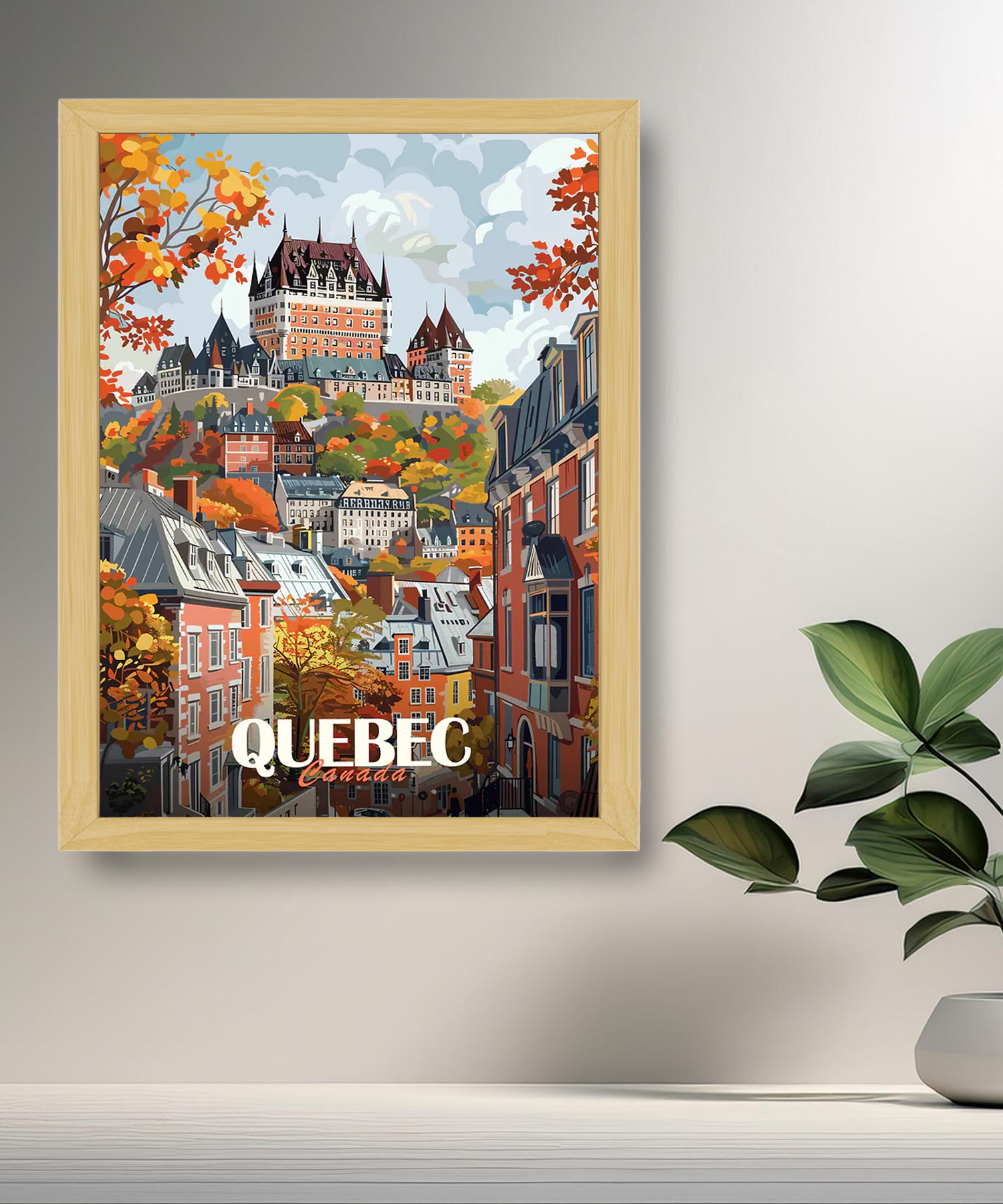 Cadre photo Quebec Canada