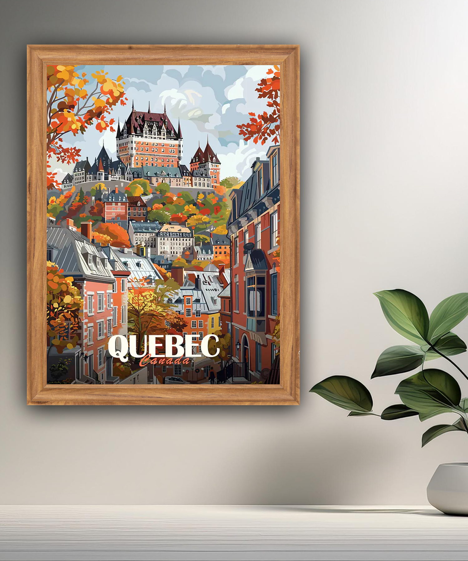 Cadre photo Quebec Canada
