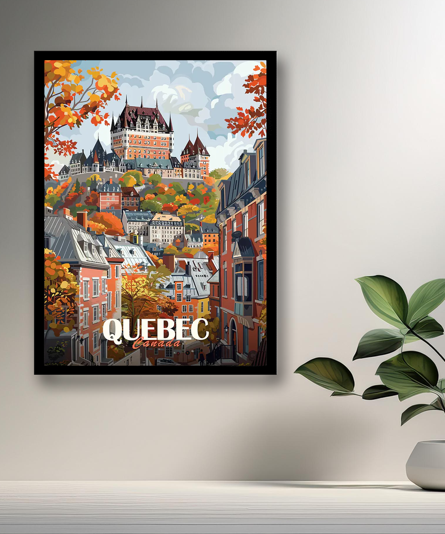Cadre photo Quebec Canada