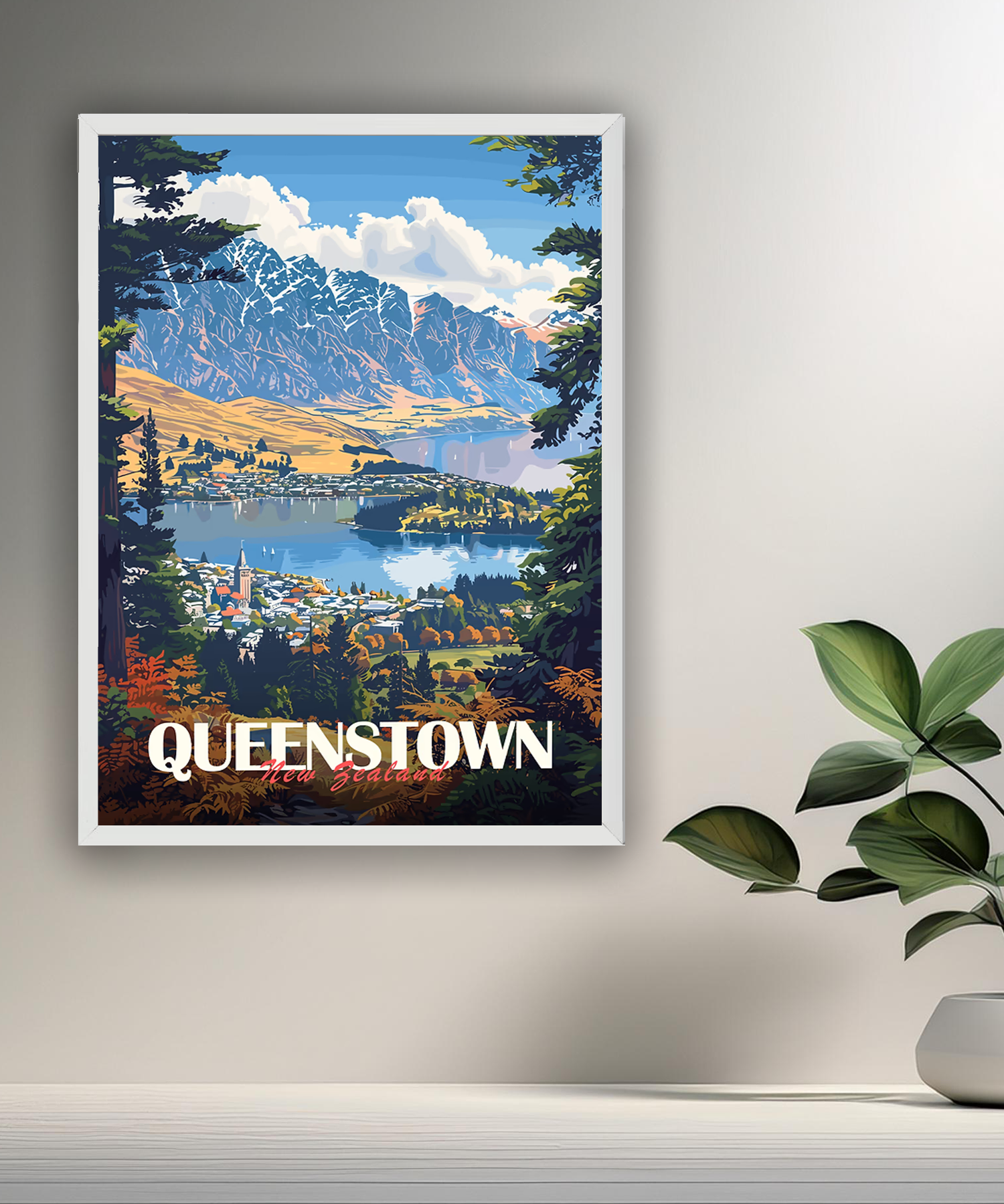 Cadre photo Queenstown New Zealand