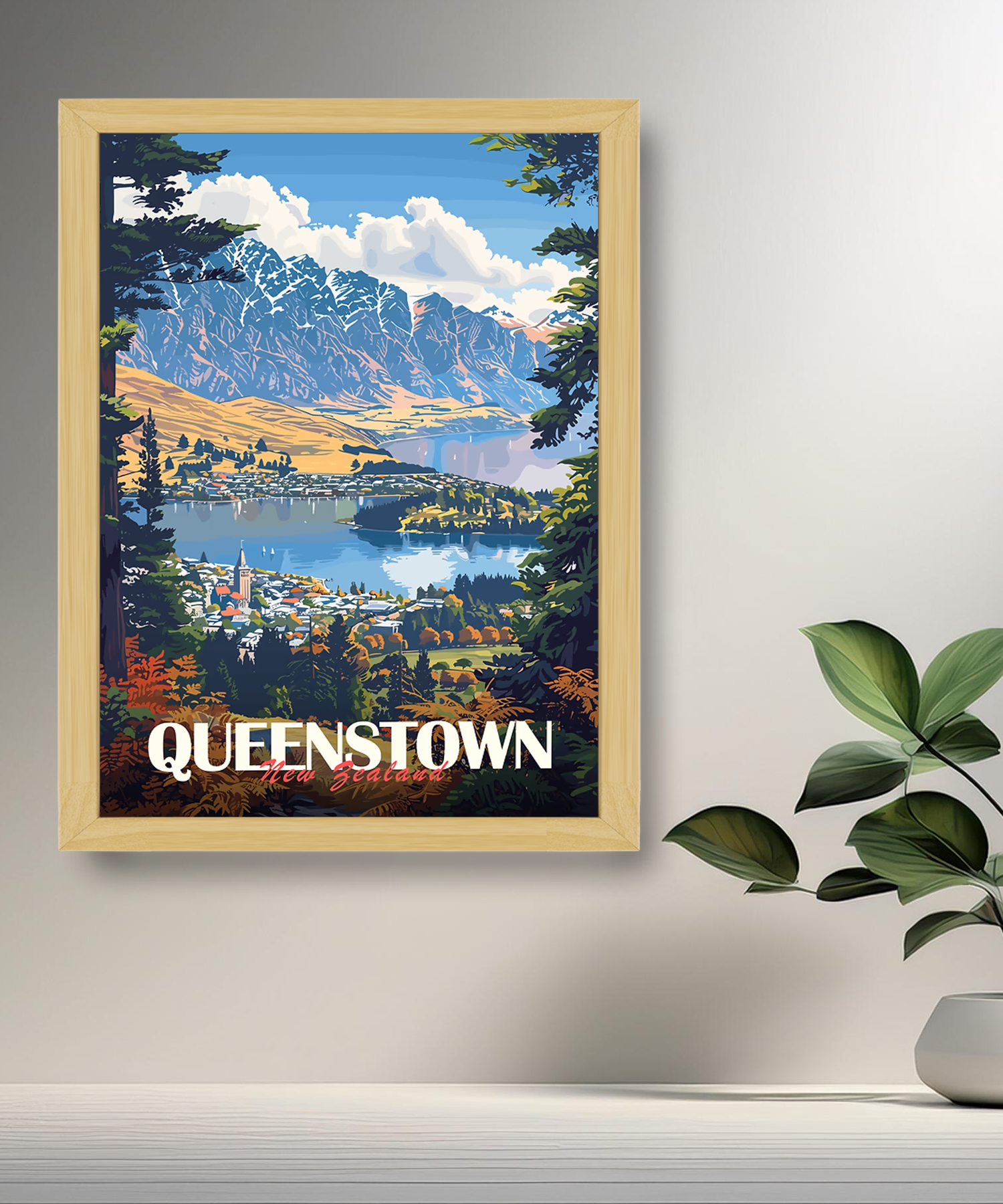 Cadre photo Queenstown New Zealand