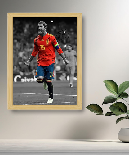 Cadre photo de Sergio Ramos