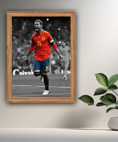 Cadre photo de Sergio Ramos